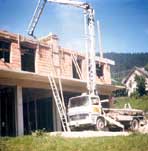 Bau des Feuerwehrhauses