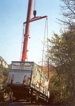 LKW -Unfall am Frohnberg 1999