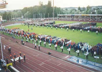 Abschlußfeier der Feuerwehrolympiade