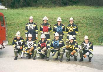 Gruppenfoto nach der Verleihung der Leistungsabzeichen